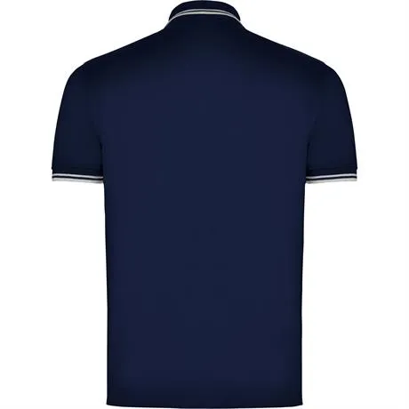 Футболка поло MONTREAL мужская, МОРСКОЙ СИНИЙ/БЕЛЫЙ XL