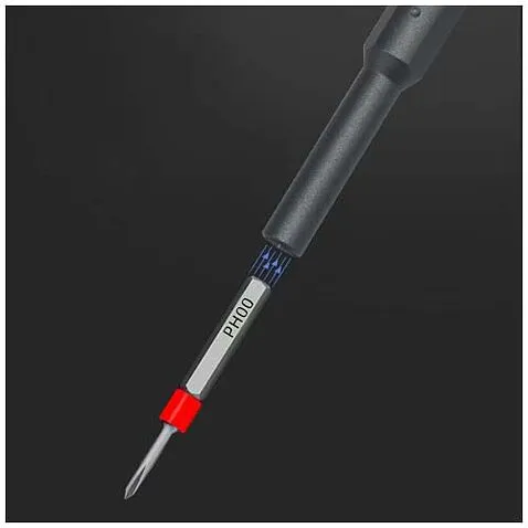 Ремонтный набор отверток SCX.design T20 из 30 предмета в алюминиевом корпусе - сплошной черный