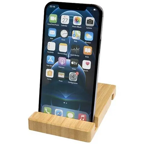 Bubup бамбуковая 2-угольная подставка для планшета и телефона - Дерево