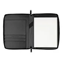 Папка для участника конференции формата А5 Herringbone Black