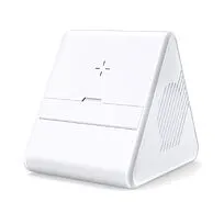 Колонка Dorn с беспроводной зарядкой, белый