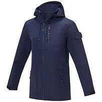 Легкая куртка унисекс Kai, изготовленная из переработанных материалов по стандарту GRS - Темно - синий