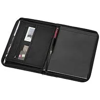 Папка Berkeley A4 на молнии - сплошной черный