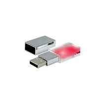 Флешка Moon 16 Гб, красная подсветка