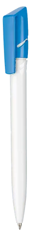 Ручка шариковая Twister, белый/голубой