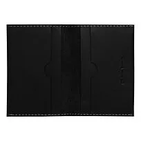 Card holder with flap Alter Black
