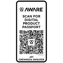 Jet унисекс Aware™ свитер с круглым вырезом из переработанных материалов - сплошной черный