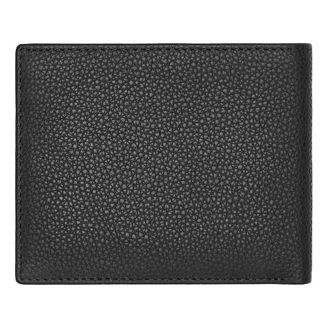 Card wallet with flap Classic Grained Black