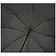 23-дюймовый автоматический зонт Alina из переработанного ПЭТ-пластика - сплошной черный