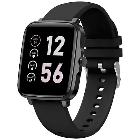 Цветной трекер физической активности Prixton AT803 - сплошной черный