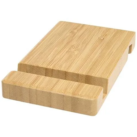 Bubup бамбуковая 2-угольная подставка для планшета и телефона - Дерево