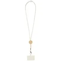 Adhab ремешок для смартфона с бамбуковыми деталями - Белый