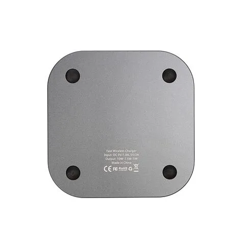 Wireless charger Illusion Dark chrome