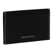 Card holder with flap Alter Black
