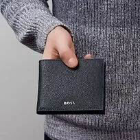 Бумажник Classic Grained Black