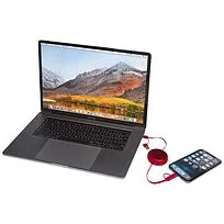 Alasia кабель 5-в-1 из переработанной пластмассы и алюминия длиной 100 см для синхронизации данных и быстрой зарядки мощностью 45 Вт - Красный