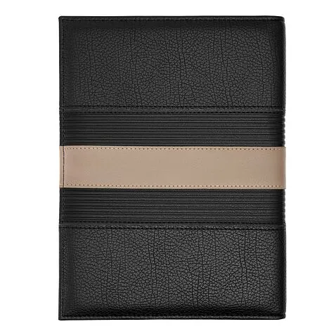 Папка формата А5 Delano Taupe & Black