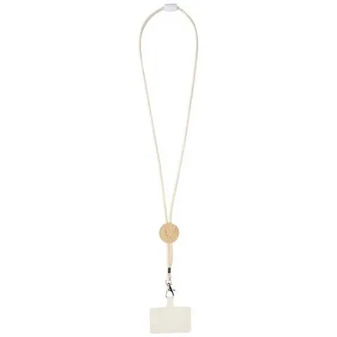 Adhab ремешок для смартфона с бамбуковыми деталями - Белый