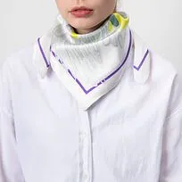 Шелковый шарф Madeleine White