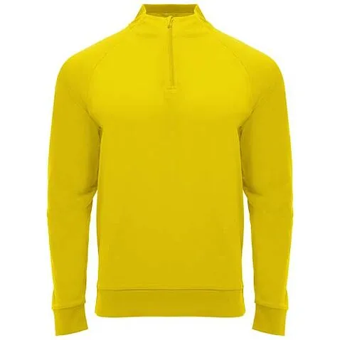 Epiro детская толстовка с длинными рукавами и молнией на четверть - Желтый