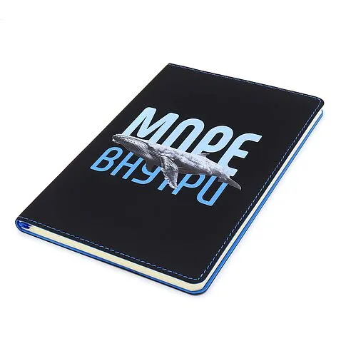 Блокнот A5 Blackjack в мягком переплёте, синий