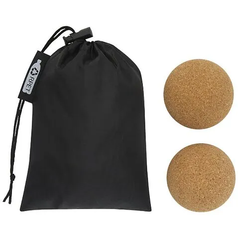 Мяч для йоги Trikona из пробкового дуба - Natural