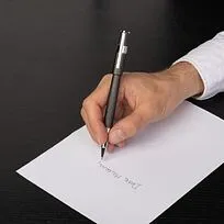 Ручка-роллер Gear Pinstripe Black / Chrome