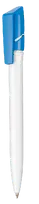 Ручка шариковая Twister, белый/голубой