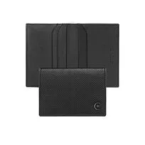 Card holder with flap Islington Black