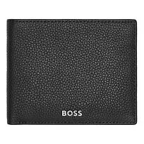 Card wallet with flap Classic Grained Black