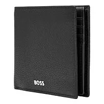 Card wallet with flap Classic Grained Black